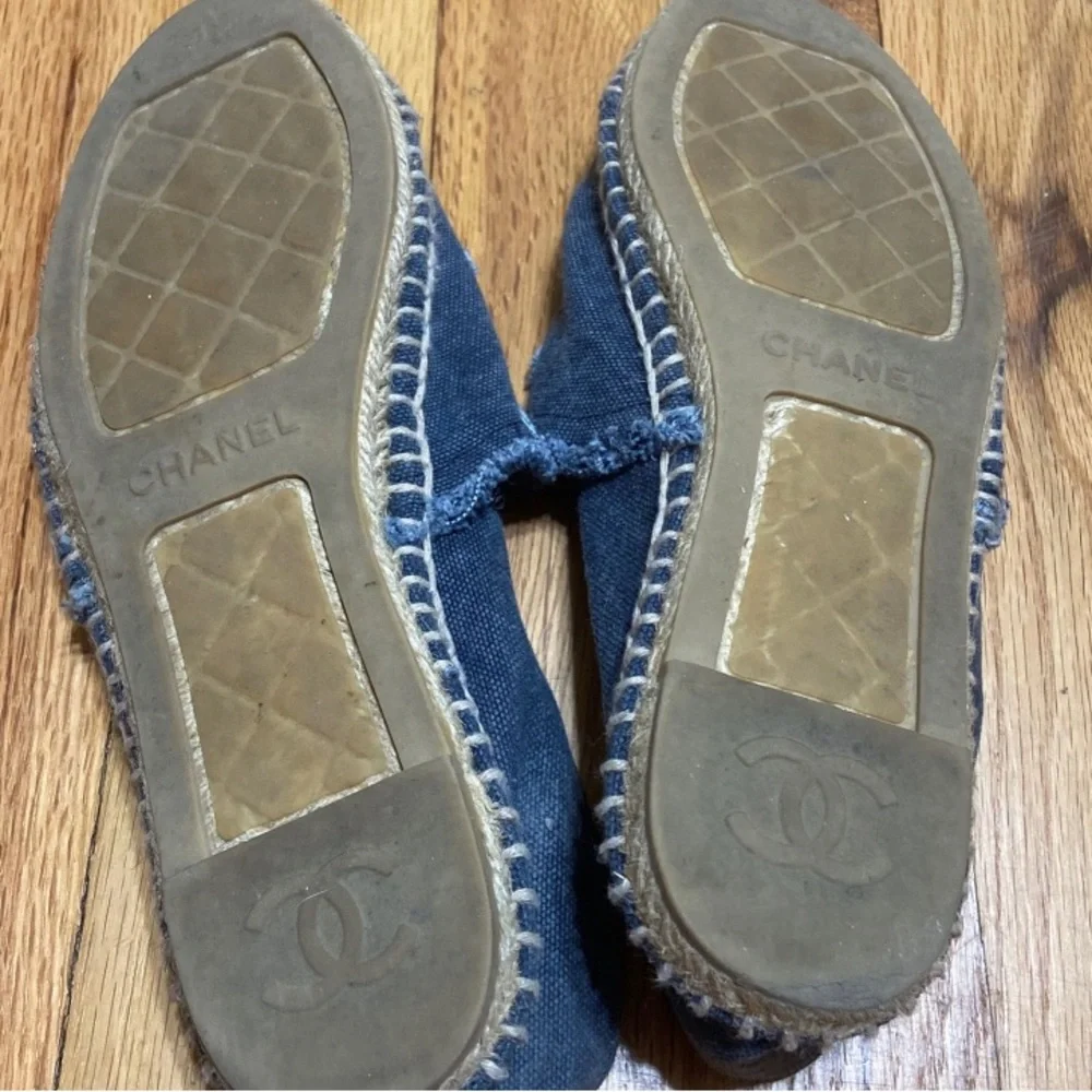 Semi used Chanel denim shoes 39 - Picture 7 of 7